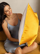[Gold+LightBeige] SilkSilky  22Momme Pure Silk Pillowcase 002