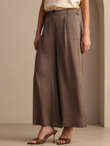 [Coffee] SilkSilky Womens Pants 001