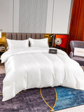 SilkSilky US 22Momme Pure Silk Bedding Set White 003