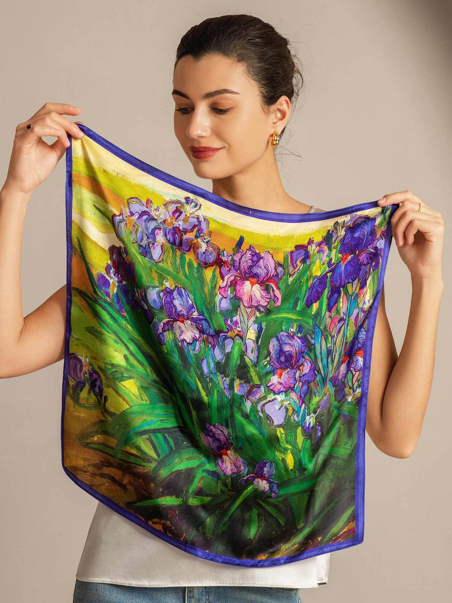 [Multi] SilkSilky Pure Silk Scarf 006