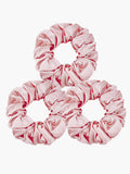 SilkSilky US 19Momme Pure Silk Scrunchie Pink 003