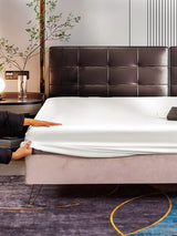 [White] SilkSilky  22Momme Sheet 003