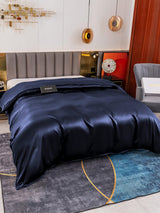 [Dark Blue] SilkSilky  19Momme Duvet Covers 003