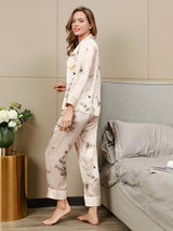[Light Pink] SilkSilky  Pure Silk Womens Pajamas 002