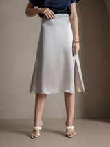 [Light Gray] SilkSilky  Skirt 001