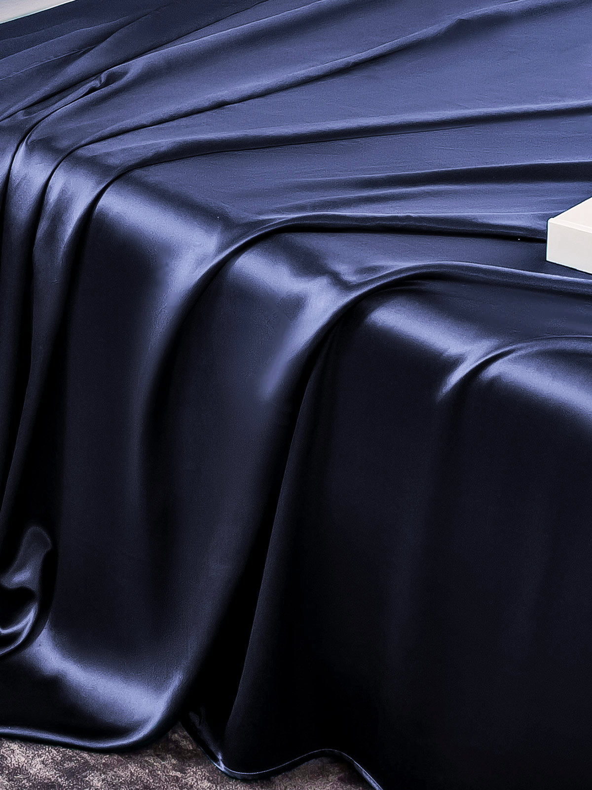 [Dark Blue] SilkSilky  25Momme Pure Silk Bedding Set 005