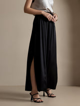[Black] SilkSilky  Women's Pants 004