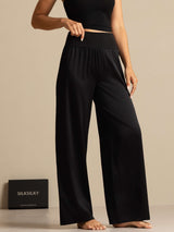 [Black] SilkSilky  Women's Pants 007