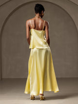 [Light Yellow] SilkSilky  Skirt 004