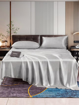 [Silver] SilkSilky  22Momme Pure Silk Bedding Set 001,