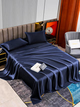 [Dark Blue] SilkSilky  22Momme Pure Silk Bedding Set 002,