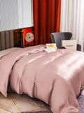 SilkSilky US 22Momme Pure Silk Duvet Cover PaleMauve 004