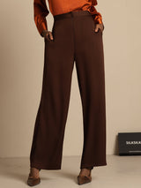 [BitterChocolate] SilkSilky 19Momme Silk Womens Pants 001