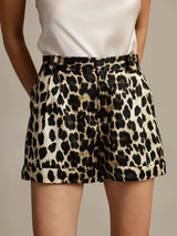 [Leopard] SilkSilky  Women's Shorts 001