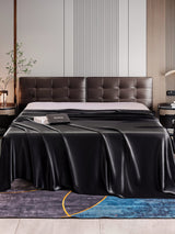[Black] SilkSilky  22Momme Sheet 001