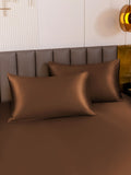 SilkSilky  19Momme Pure Silk Pillowcase Coffee 001