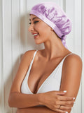 SilkSilky US Pure Silk Sleep Cap Lavender 003