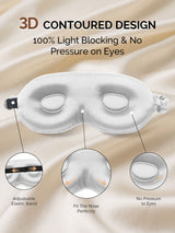 [Silver] SilkSilky  22Momme Eye Mask 004