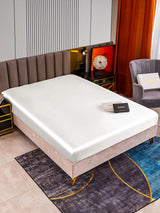 [White] SilkSilky  22Momme Sheet 002