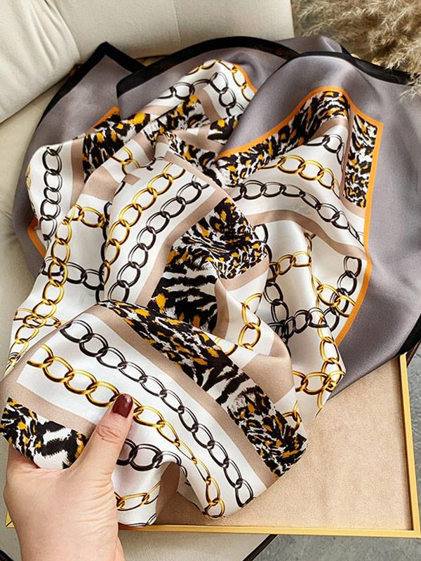[P076] SilkSilky Pure Silk Scarf 003