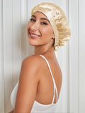 SilkSilky US Pure Silk Sleep Cap Champagne 001