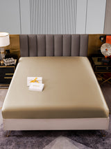 [Beige] SilkSilky  22Momme Sheet 001