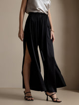 [Black] SilkSilky  Women's Pants 001
