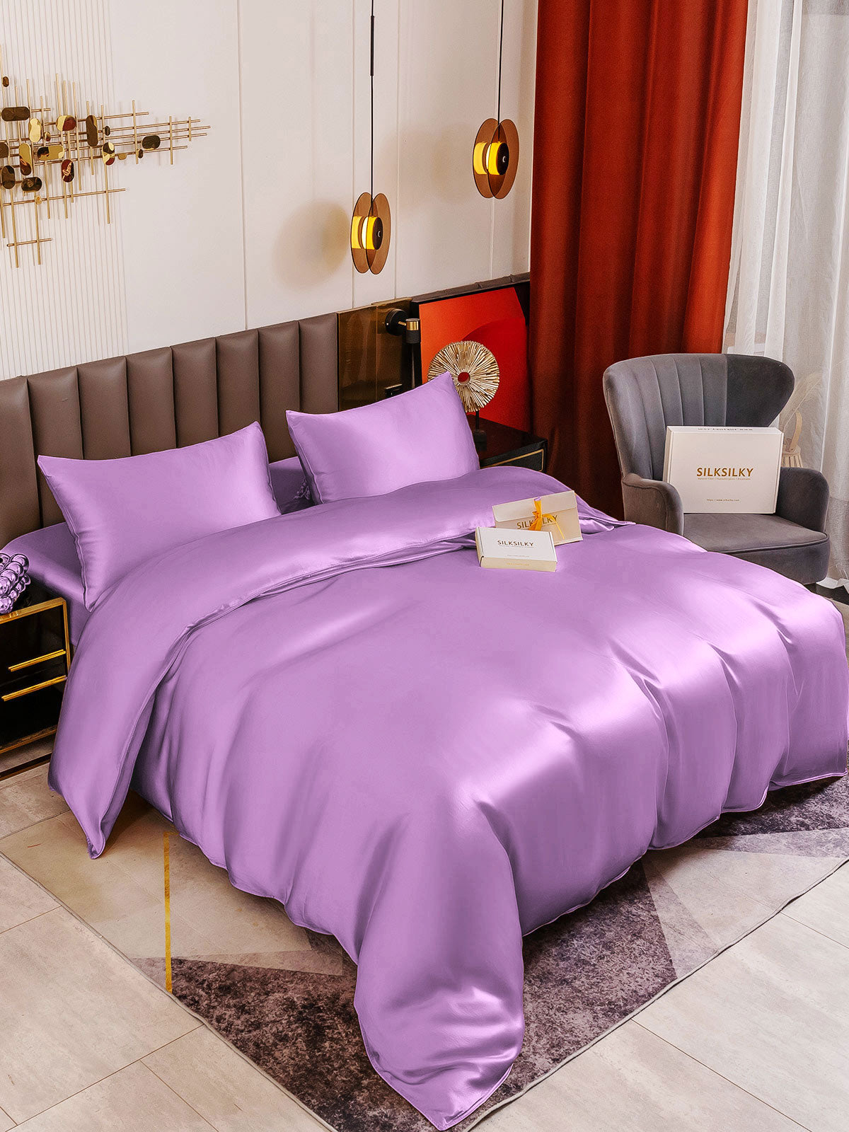 19Momme Mulberry Silk Seamless Duvet Cover