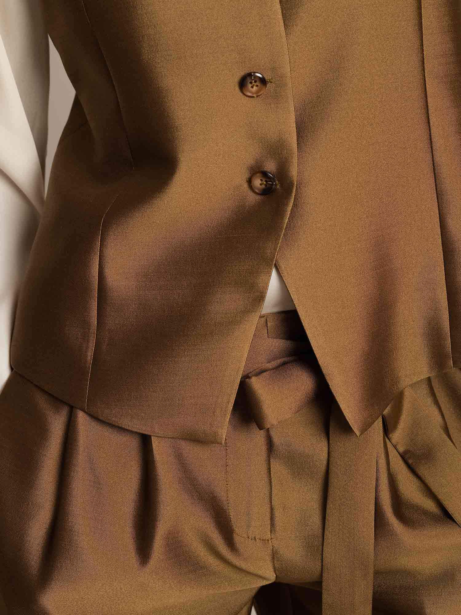 [Bronze] SilkSilky 32Momme Silk Womens Vest 005