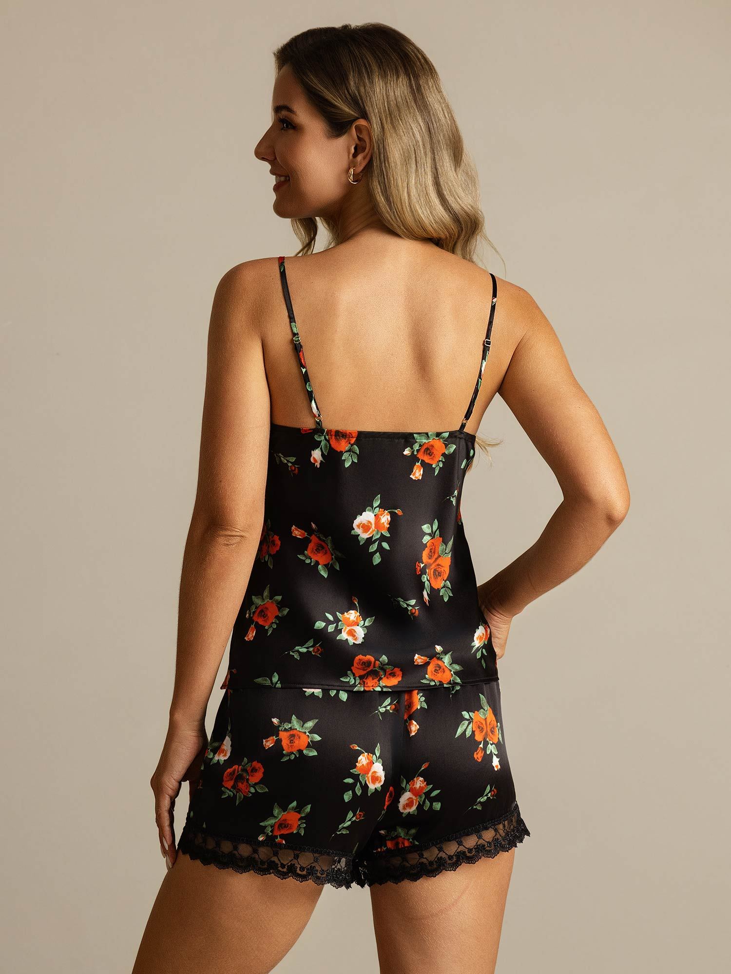 [BlackRose] SilkSilky Pure Silk Camisole Set 002