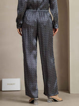 [Navy Ginkgo] SilkSilky  Women's Pants 002