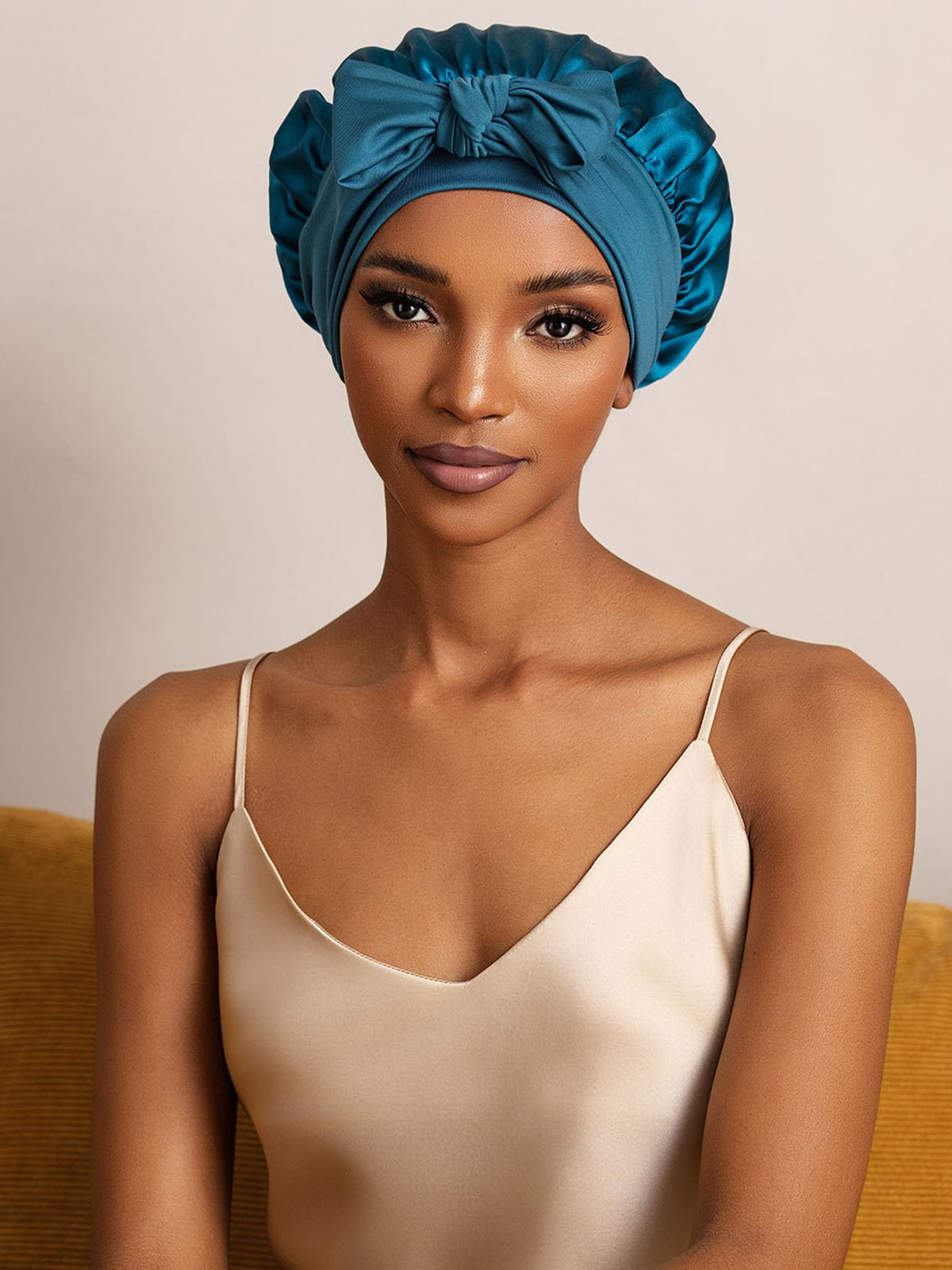 SilkSilky Pure Silk Sleep Cap Teal 007