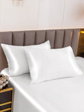 SilkSilky  30Momme Pure Silk Pillowcase White 002