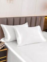 [White] SilkSilky  22Momme Pure Silk Pillowcase 002