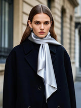 [Light Gray] SilkSilky  Scarf 001