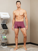 [Wine] SilkSilky  100% Silk Jersey Men's Underwear 005