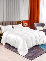 [White] SilkSilky  22Momme Bedding Set 002