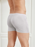 SilkSilky US Silk Knitted Mens Underwear Gray 005