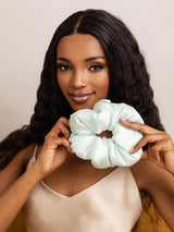 [Mint Green] SilkSilky  Scrunchie 001