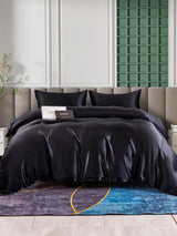 [Black] SilkSilky  25Momme Bedding Set 002