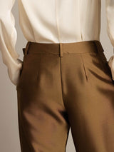 [Bronze] SilkSilky  32Momme Silk Womens Pants 005