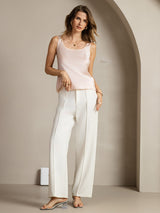[Pink] SilkSilky  Sleeveless Camisole Top 005