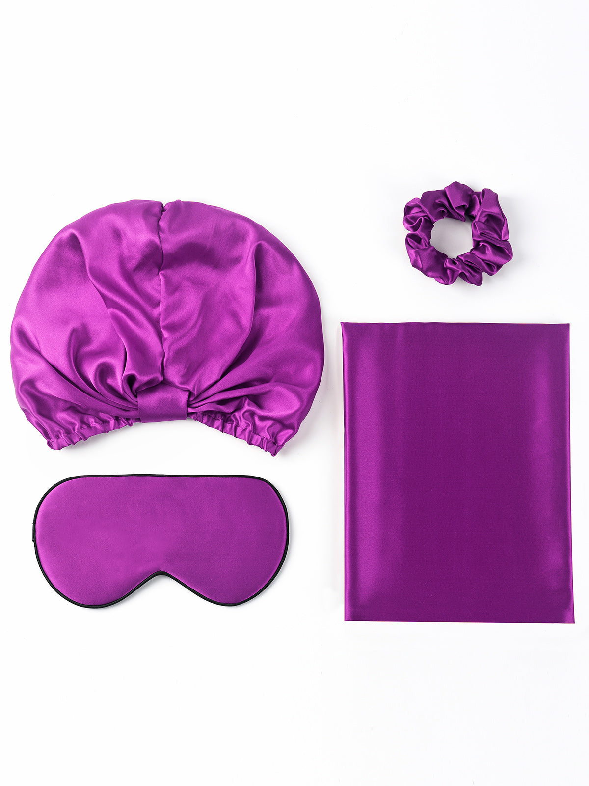 SilkSilky US 19Momme Pure Silk Pillowcase Set Purple 005