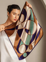 [P104] SilkSilky  Pure Silk Scarf 004,