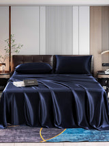 [Dark Blue] SilkSilky  22Momme Pure Silk Bedding Set 001,