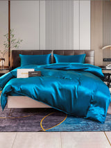 [Teal] SilkSilky  22Momme Bedding Set 001