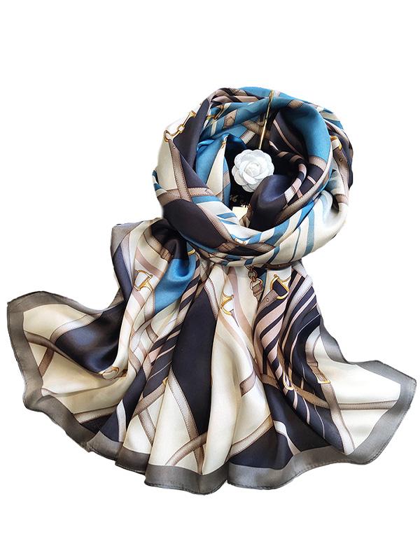 SilkSilky Pure Silk Scarf P087 001