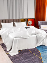 [White] SilkSilky  22Momme Bedding Set 004