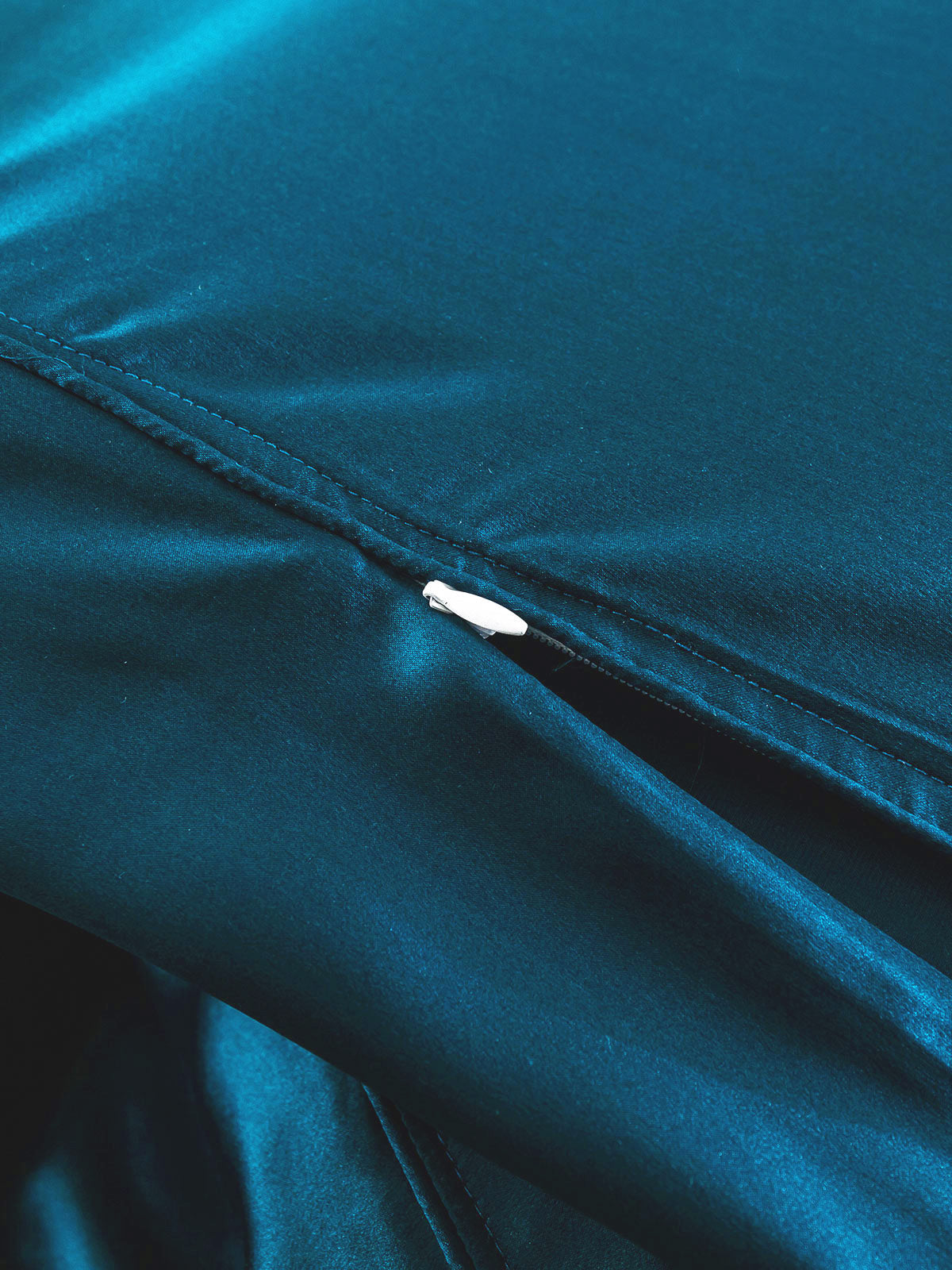 [Teal] SilkSilky  19Momme Pure Silk Bedding Set 006