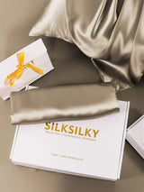 [Khaki] SilkSilky  19Momme Pure Silk Pillowcase 006